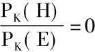 PK(H) PK(E)=0