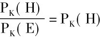 PK(H) PK(E)=PK(H)