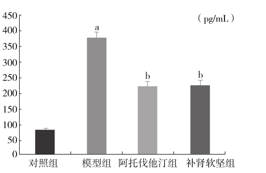 （pg/mL）  补肾软坚组