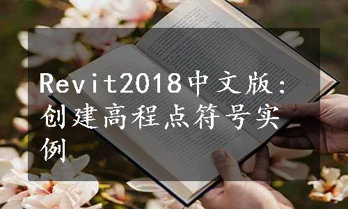 Revit2018中文版:创建高程点符号实例