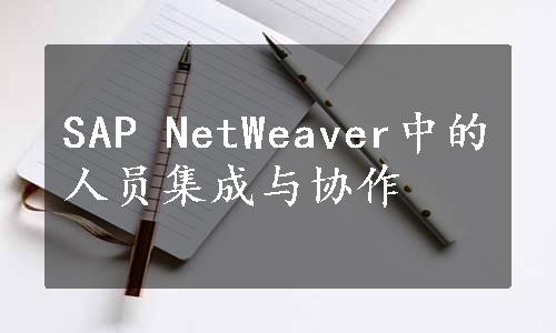 SAP NetWeaver中的人员集成与协作