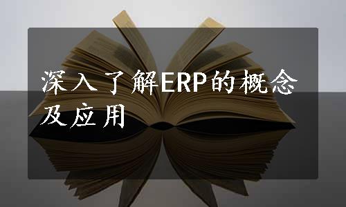 深入了解ERP的概念及应用